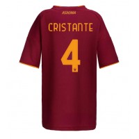Stroje piłkarskie AS Roma Bryan Cristante #4 Koszulka Podstawowej dla damskie 2025-26 Krótki Rękaw